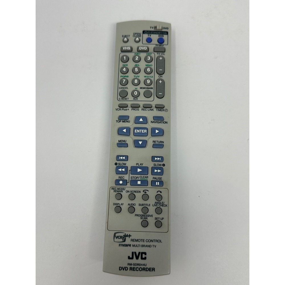 JVC RM-SDR044U DVD Recorder Remote Control DRMV5 DRMV5S DRMV5SU